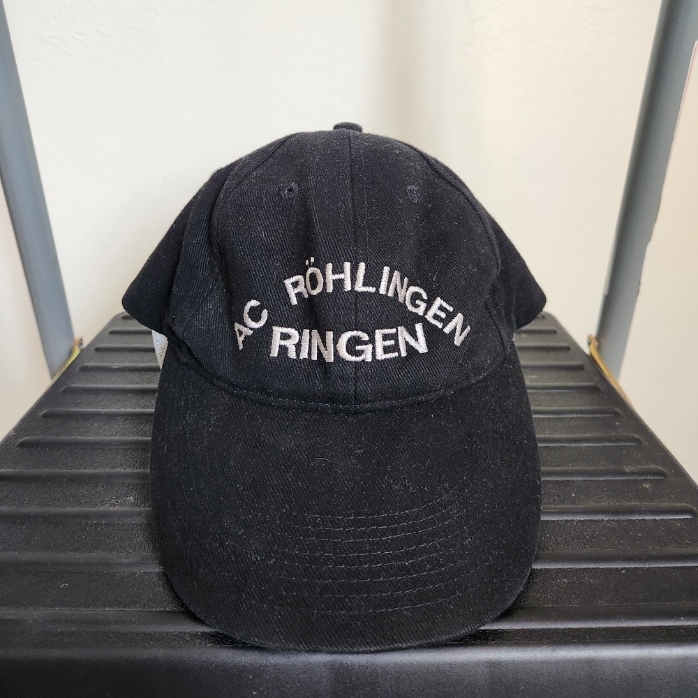 Black Embroidered Hat
